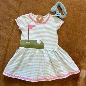 Mudpie Baby Golf Outfit 12-18M